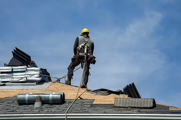 Professional Roof Replacement technician working in Hebron, KY